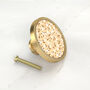 Brown Floral Cabinet Knobs For Cupboard Doors And Drawers, thumbnail 8 of 9