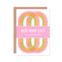 Rainbow Lgbtq+ Two Best Mums Mothers Day Card, thumbnail 2 of 4