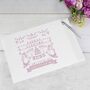 Personalised Pink Papercut Style Guest Book And Pen, thumbnail 1 of 2