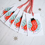 Meowy Christmas Pack Of Six Gift Tags, thumbnail 4 of 5