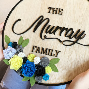 Personalised Wooden Family Sign, 4 of 6