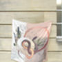 Nude Toned Large Silk Scarf 'Nevada' Serpent Design, thumbnail 3 of 7