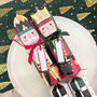 Red And Green Nutcracker Christmas Crackers Set Of Six, thumbnail 5 of 7