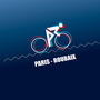 T Lab Paris Roubaix Cycling Print, thumbnail 2 of 3