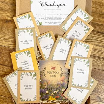 Wildflower And Vegetable Seed Gift Box Collection, 2 of 4