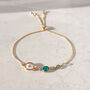 Three Generations Birthstone Sliding Bracelet, thumbnail 2 of 10