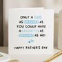 Funny Personalised Father's Day Card From Daughter, thumbnail 1 of 7