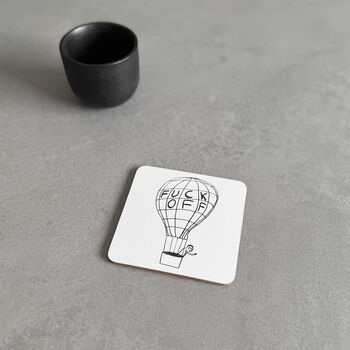 F*Ck Off Coaster – David Shrigley Funny Art Design, 4 of 5