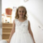 Fern In Ivory White ~ Flower Girl Dress, thumbnail 5 of 9