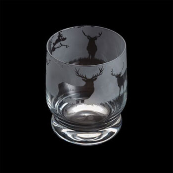 Dartington Personalised Stag Aspect Whisky Glass, 2 of 5