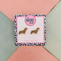 Sausage Dog Glitter Resin Studs, thumbnail 8 of 12