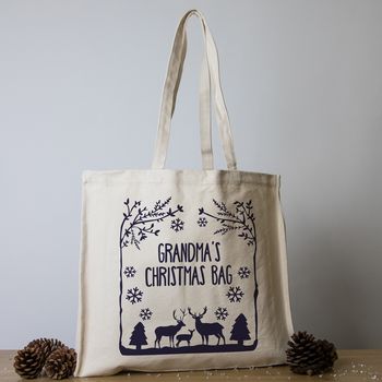 Personalised Christmas Tote Bags By Able Labels | notonthehighstreet.com