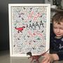 Dinosaur Roar Print, thumbnail 1 of 2