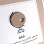 You Are The World, Father's Day Globe Card, thumbnail 2 of 5