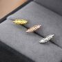 Sterling Silver Tiny Feather Stud Earrings, thumbnail 6 of 12