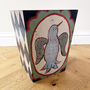 Songbird And Harlequin Wastepaper Bin, thumbnail 8 of 11