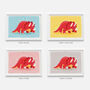 Personalised Dinosaur Name Print Featuring Triceratops, thumbnail 10 of 10