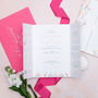 Wildflower Folded Wedding Invitation, thumbnail 6 of 6