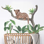 Baby Jaguar And Friends Wall Sticker, thumbnail 1 of 3