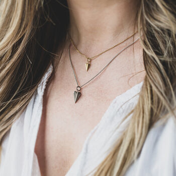 Aphrodite 18ct Gold Medium Heart Pendant, 3 of 4