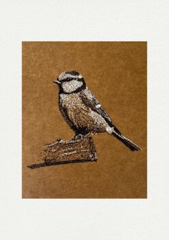 Shaded Birds Pointillism Diy Art Kit Set Of Four, 3 of 7