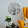 Mystery Tree Of Life Round Wooden Wall Elegance, thumbnail 7 of 12