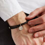 Men's Personalised Fingerprint Stamp Charm Bracelet, thumbnail 1 of 8