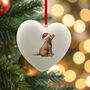 Labrador Chocolate Ceramic Bauble, thumbnail 4 of 4
