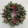 Fresh Traditional Christmas Wreath, thumbnail 1 of 2
