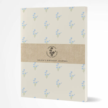 Personalised Birthflower Notebook, 3 of 8