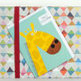 Mini Giraffe Greetings Card, thumbnail 1 of 5