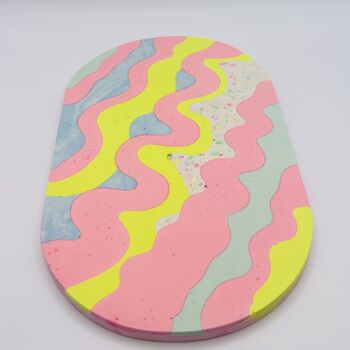 Pinkwave Oval Tray, 6 of 6