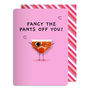 Valentine 'Fancy The Pants Off You' Magnet Card, thumbnail 1 of 2