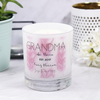 'Grandma' Mother's Day Luxury Scented Glass Candle, 7 of 9
