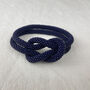 Fair Trade Handmade Glass Bead Knot Tube Bracelet, thumbnail 5 of 8