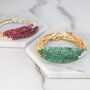 Emerald May Birthstone Sterling Silver Bracelet, thumbnail 2 of 4