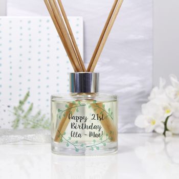 Personalised Birthday Reed Diffuser Gift Set, 8 of 11