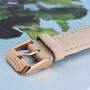 Ladies Personalised Leather Watch, thumbnail 10 of 12
