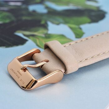 Ladies Personalised Leather Watch, 10 of 12
