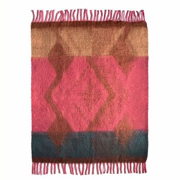 Zapotec Soft Pink Recycled Throw, 5 of 6