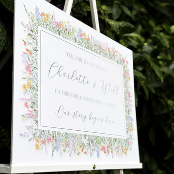 Wedding Welcome Board | Wild Flowers Design, 2 of 2