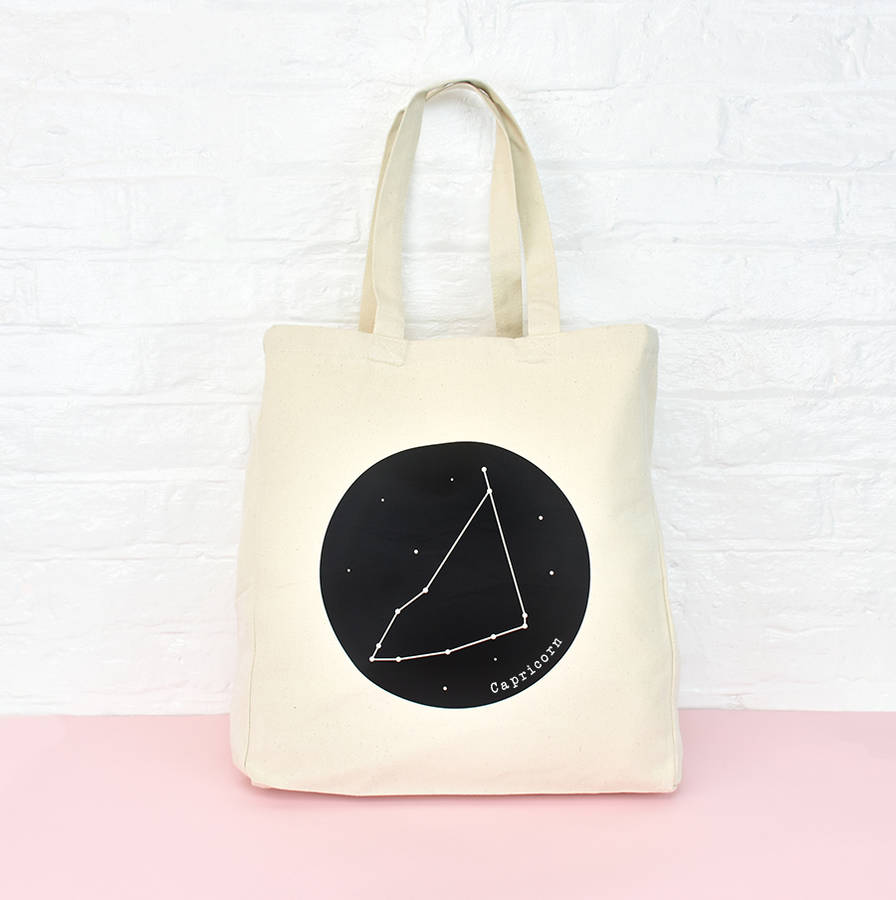 star sign constellation personalised tote bag by ellie ellie ...