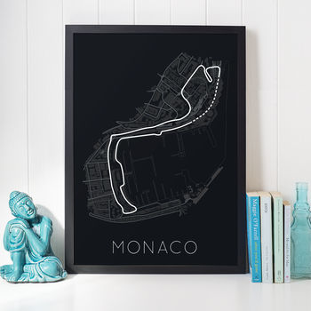 Circuit De Monaco Formula One Track Print, 2 of 2