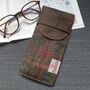Personalised Harris Tweed And Leather Glasses Case, thumbnail 6 of 10