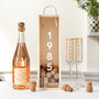 Personalised Birthday Wine Box And Cork Collector | Custom Birthday Gift, thumbnail 3 of 8