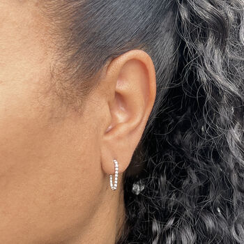 Contrasting Double Link Earrings, 6 of 7