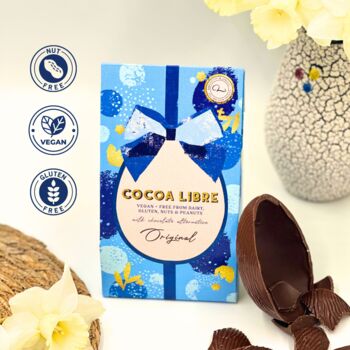 Vegan Chocolate Easter Egg | Dairy And Nut Free 125g X2, 2 of 4