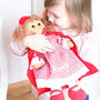 Personalised Rag Doll In Pink Dress, thumbnail 6 of 10