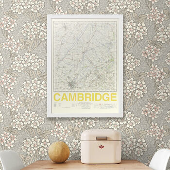 Personalised Cambridge Map Print Cambridge Gift, 5 of 8