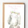 Personalised New Baby Bunny Card, thumbnail 2 of 3